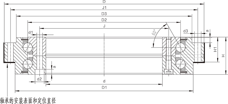 ZKLDF推力角接觸球軸承(圖1) ZKLDF推力角接觸球軸承(圖1)