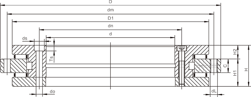 YRT轉臺軸承(圖1) YRT轉臺軸承(圖1)