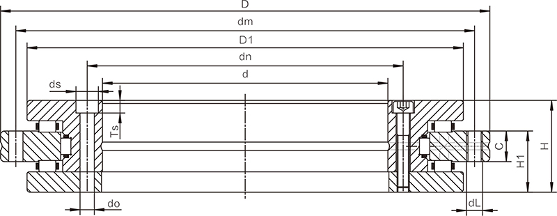 YRTS高速轉(zhuǎn)臺軸承(圖1) YRTS高速轉(zhuǎn)臺軸承(圖1)